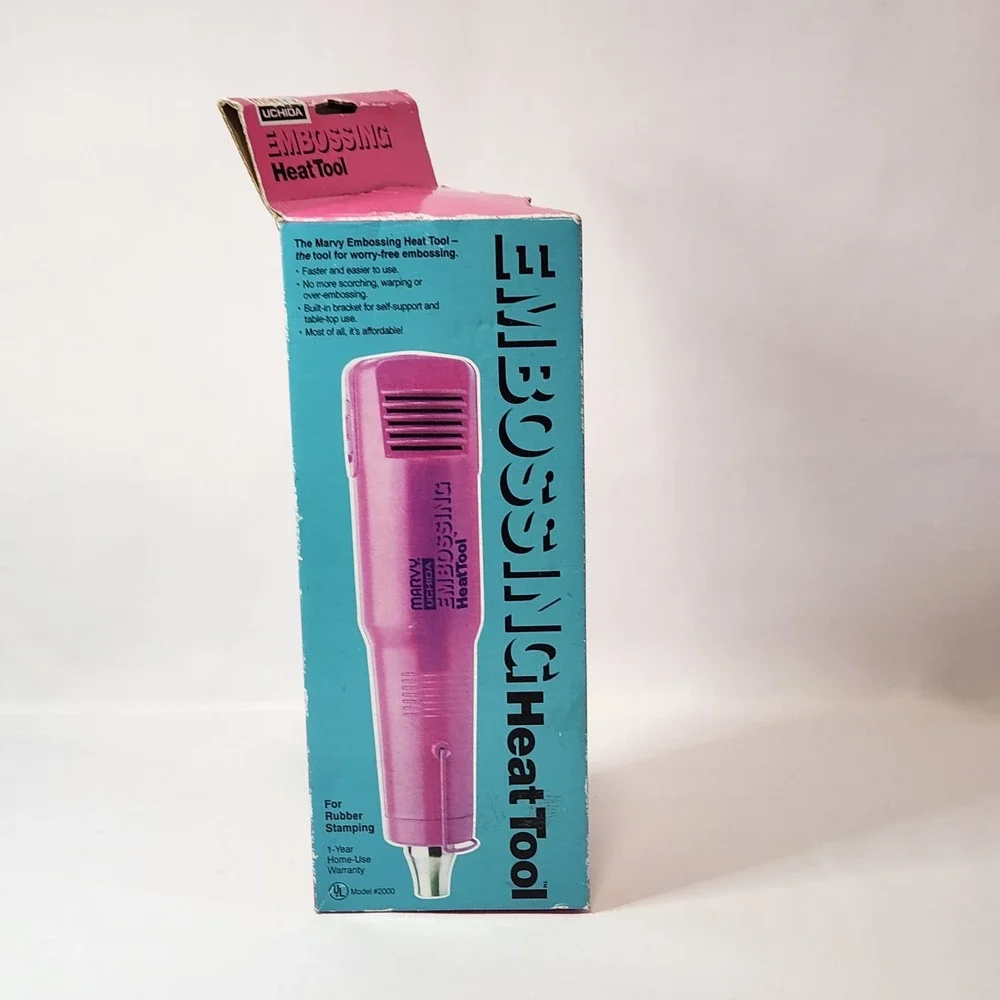 Marvy Uchida Embossing Heat Tool Model 2000 Purple 360W 120V for Rubber Stamping